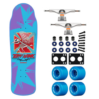 Birdhouse Old School Skateboard Hawk Artifact - Independent Trucks Powell Wheels