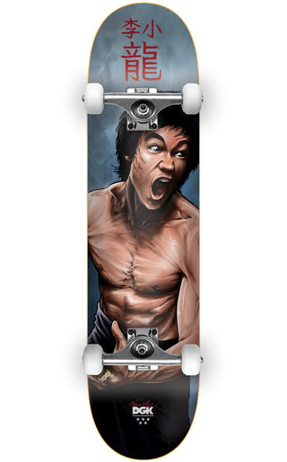 DGK Skateboard Complete Bruce Lee No Way As Way Multi 8.0"