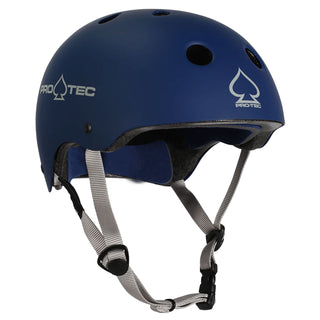 Pro Tec Skateboard Helmet Classic Certified Matte Blue Size M
