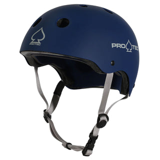 Pro Tec Skateboard Helmet Classic Certified Matte Blue Size M