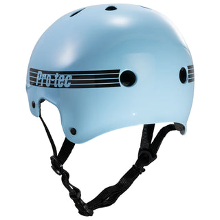 Pro Tec Skateboard Helmet Old School Certified Gloss Baby Blue Size L
