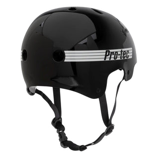 Pro Tec Skateboard Helmet Old School Certified Gloss Black Size S