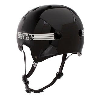 Pro Tec Skateboard Helmet Old School Certified Gloss Black Size L