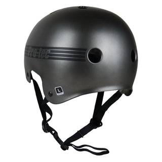 Pro Tec Old School Metallic Gun Metal Certified Size XS