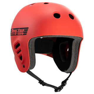 Pro Tec Skateboard Helmet Full Cut Skate Matte Bright Red Size L
