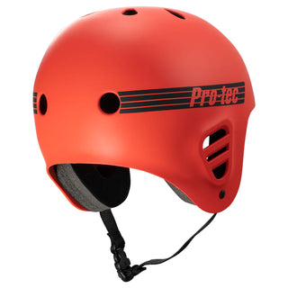 Pro Tec Skateboard Helmet Full Cut Skate Matte Bright Red Size L