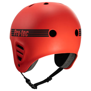Pro Tec Skateboard Helmet Full Cut Skate Matte Bright Red Size S