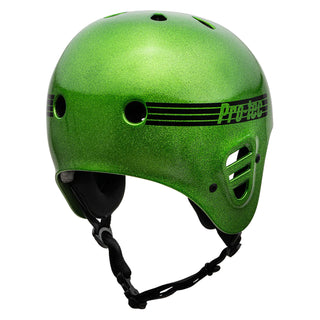 Pro Tec Skateboard Helmet Full Cut Certified Candy Green Flake Size XL