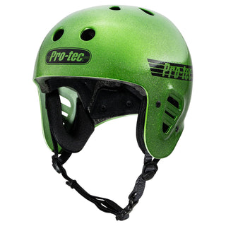 Pro Tec Skateboard Helmet Full Cut Certified Candy Green Flake Size L