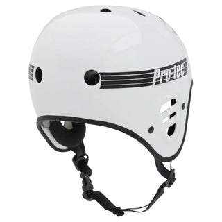 Pro Tec Skateboard Helmet Full Cut Certified Gloss White Size S