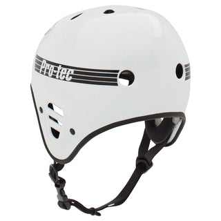 Pro Tec Skateboard Helmet Full Cut Certified Gloss White Size S