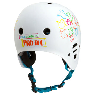 Pro Tec Skateboard Helmet Full Cut Certified Gonz Birds Size XS