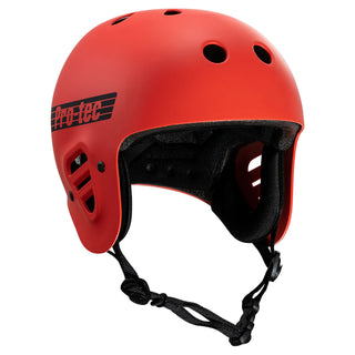 Pro Tec Skateboard Helmet Full Cut Certified Matte Bright Red Size XS