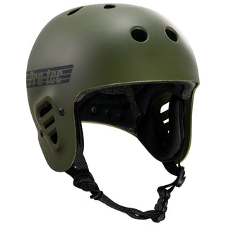 Pro Tec Skateboard Helmet Full Cut Certified Matte Olive Size M