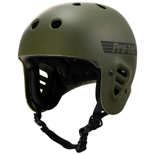Pro Tec Skateboard Helmet Full Cut Certified Matte Olive Size S