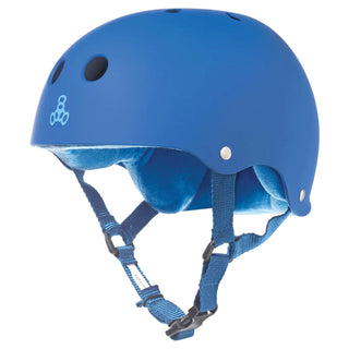 Triple 8 Skateboard Helmet Sweatsaver Royal Blue Rubber Size M