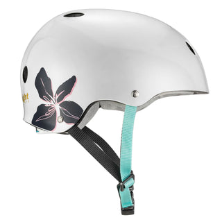 Triple 8 Skateboard Helmet Certified Sweatsaver Floral Size L/XL
