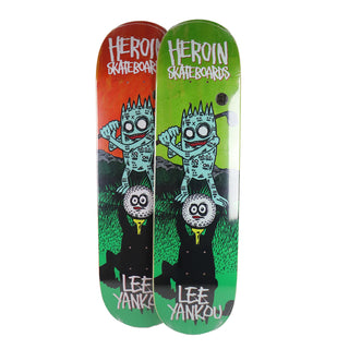 Heroin Skateboard Complete Lee Yankou Golf Imp (Assorted) Assorted 8.25" x 31.9"