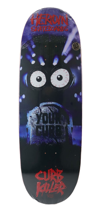 Heroin Skateboard Complete Curb Killer 8 10" x 32.5"