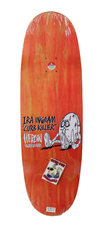 Heroin Skateboard Complete Curb Killer 8 10" x 32.5"