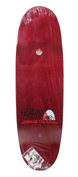 Heroin Skateboard Deck Dawn of the Egg (Assorted) 9.4" x 32"