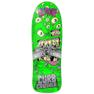 Heroin Skateboard Deck Curb Crusher 10.25" x 32"