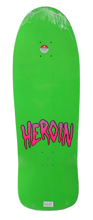Heroin Skateboard Deck Curb Crusher 10.25" x 32"