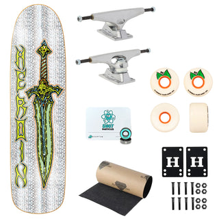 Heroin Premium Complete Skateboard Sword 9.0" Ft. Krux/OJ/Quantum