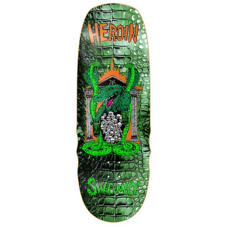 Heroin Skateboard Deck Swampy Knock Off 10.6" x 32.1"