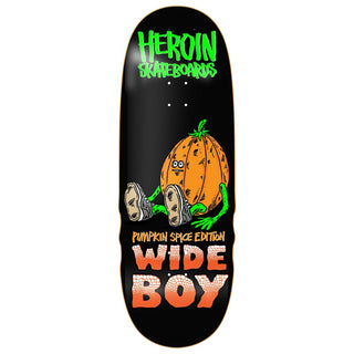 Heroin Skateboard Deck Pumpkin Spice Wide Boy 10.75" x 32.25"