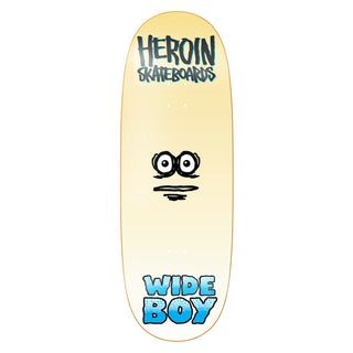 Heroin Premium Complete Skateboard Wide Boy Face 10.75" Ft. Ace/Spitfire/Quantum