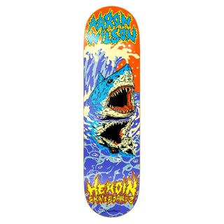 Heroin Skateboard Deck Aaron Wilson Dead Reflections 8.5" x 32"
