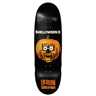 Heroin Skateboard Deck Shelloween 2 10.1" x 32"