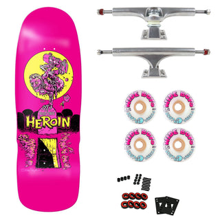 Heroin Premium Skateboard with Ace Trucks, Snot Wheels 10.4" Dead Dave Zombie