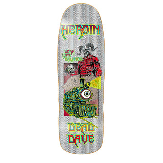 Heroin Skateboard Deck Dead Dave Hellscape 10.1" x 32"