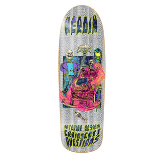 Heroin Skateboard Deck Craig Questions Hellscape 10" x 32"