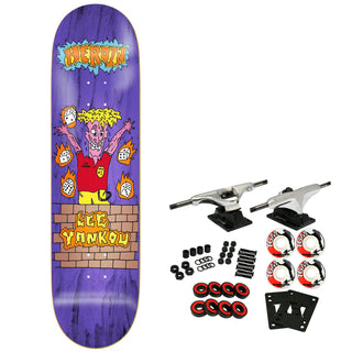 Heroin Skateboard Complete Lee Yankou Dead Toon (assorted) 8.25" x 31.5"