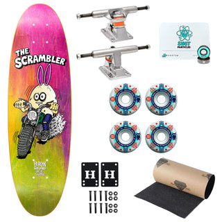 Heroin Premium Skateboard Complete Scrambler Egg Independent Trucks Triclops Wheels and Quantum Snot Particles Bearings