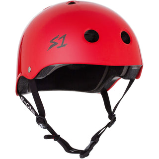 S-One Skateboard Helmet Lifer Red Gloss Size M + 2 Sizing Liners