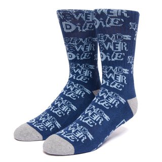 Huf x HHF Socks Harold Hunter Foundation Navy