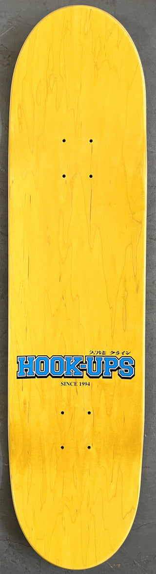 Hook Ups Skateboard Deck I Hate School 8.5" x 32.25"