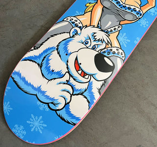 Hook Ups Skateboard Deck Polar Girl 8.5" x 32.25"