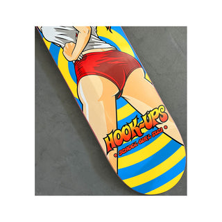 Hook Ups Skateboard Deck Suzi #1 8.25" x 32.25"