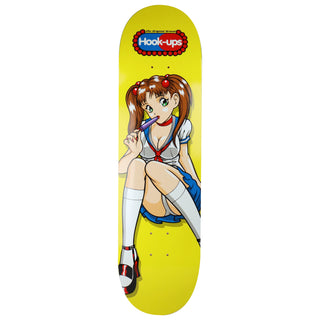 Hook Ups Skateboard Deck OG Popsicle Girl 8.5"