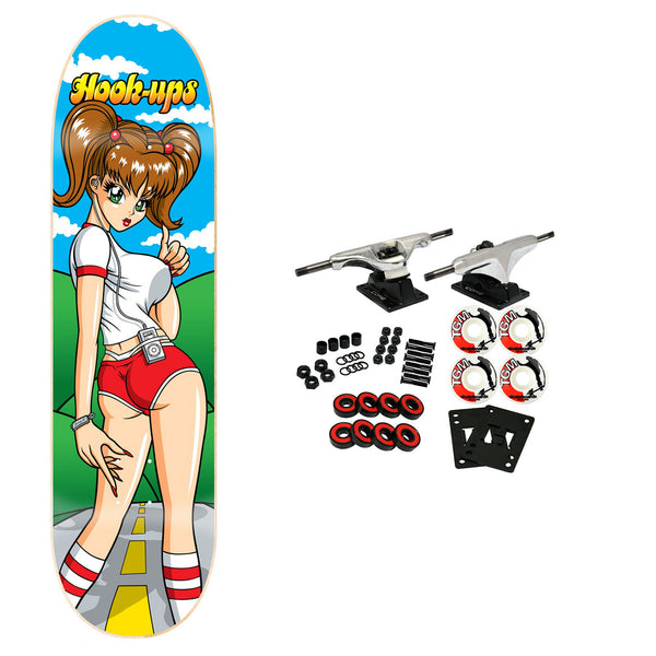 Hook Ups Skateboard Complete Hitchhiking Sakura 8.25