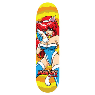 Hook Ups Skateboard Deck OG Catgirl Akiko 8.25"