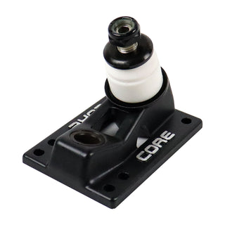 Core Trucks 6-Hole Baseplates Hollow Kingpin Black with 95A Bushings (2-Pack)