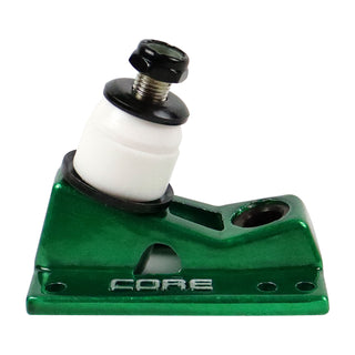 Core Trucks 6-Hole Baseplates Hollow Kingpin Green with 95A Bushings (2-Pack)