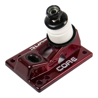 Core Trucks 6-Hole Baseplates Hollow Kingpin Red with 95A Bushings (2-Pack)