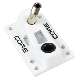 Core Trucks 6-Hole Baseplates Hollow Kingpin White with 95A Bushings (2-Pack)